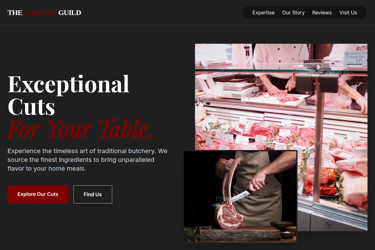 Traditional Butcher