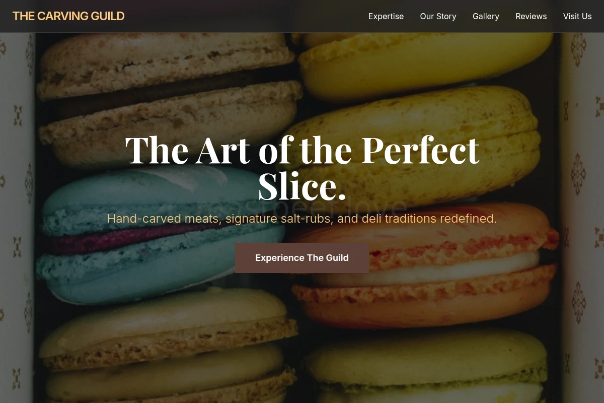 Salt-rub Deli Food