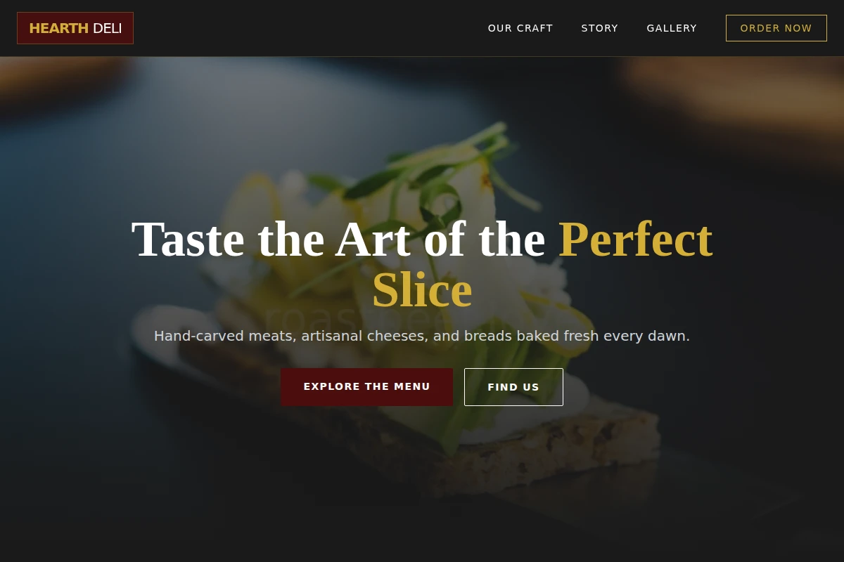 Hearth Deli Food