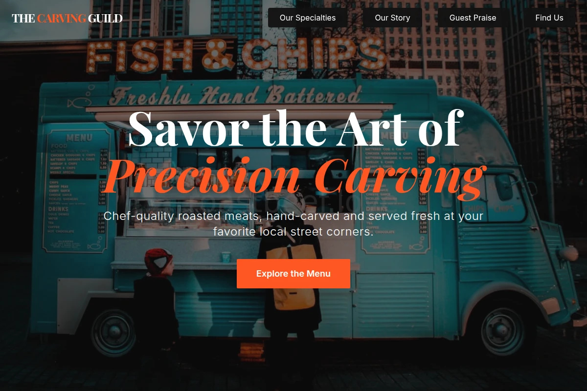 Carving-station Food Truck